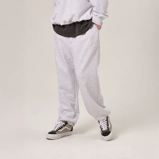 Soulu Patchwork Sweatpants Light Grey Melange