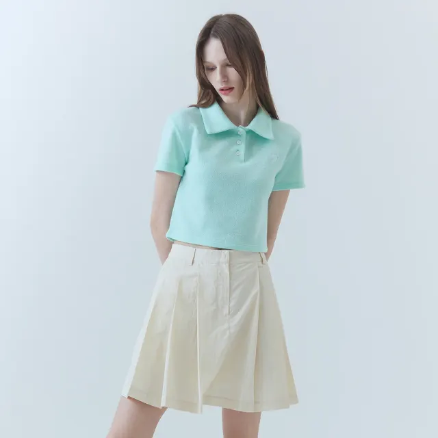 SAC ナイロン プリーツスカート - Cream