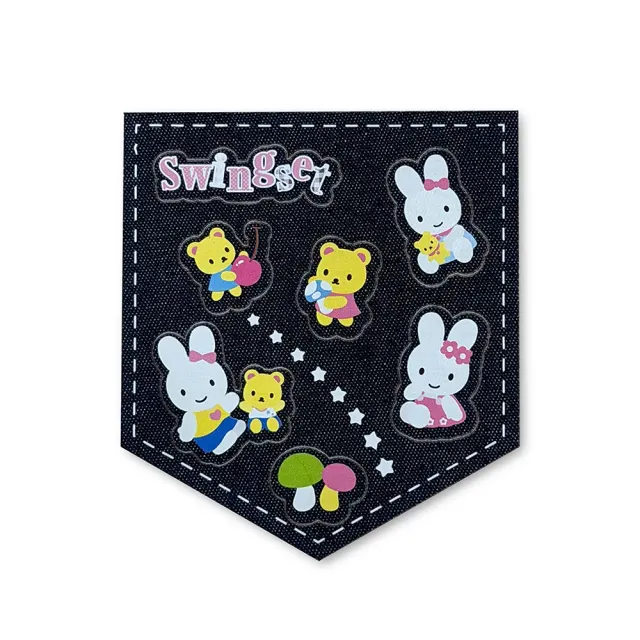 [X YOUNGART] KIDDY&JINI Denim Pocket Sticker