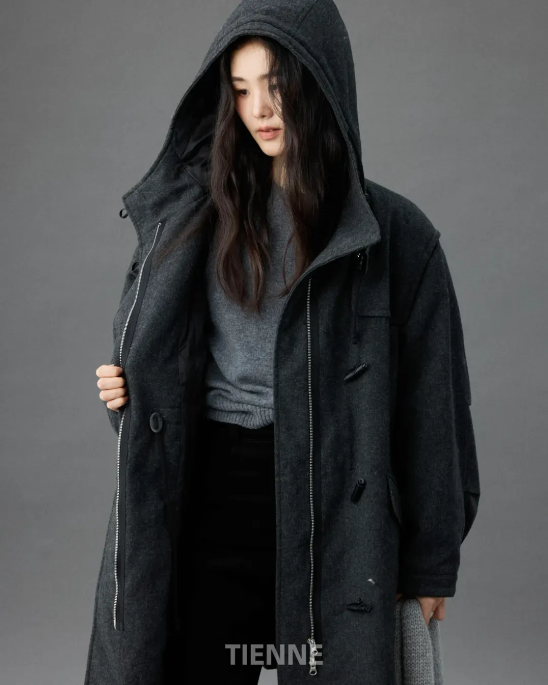 Gravier Hooded Wool Coat