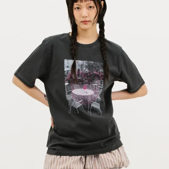 Terrace Pigment T-shirt_Charcoal