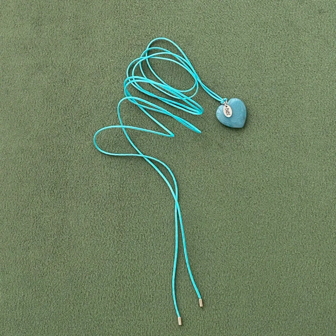 soda jam heart necklace (2 option)
