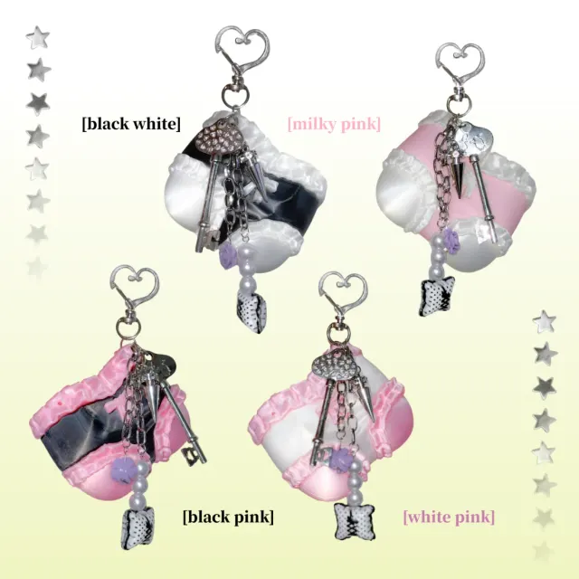 panty clicker keyring