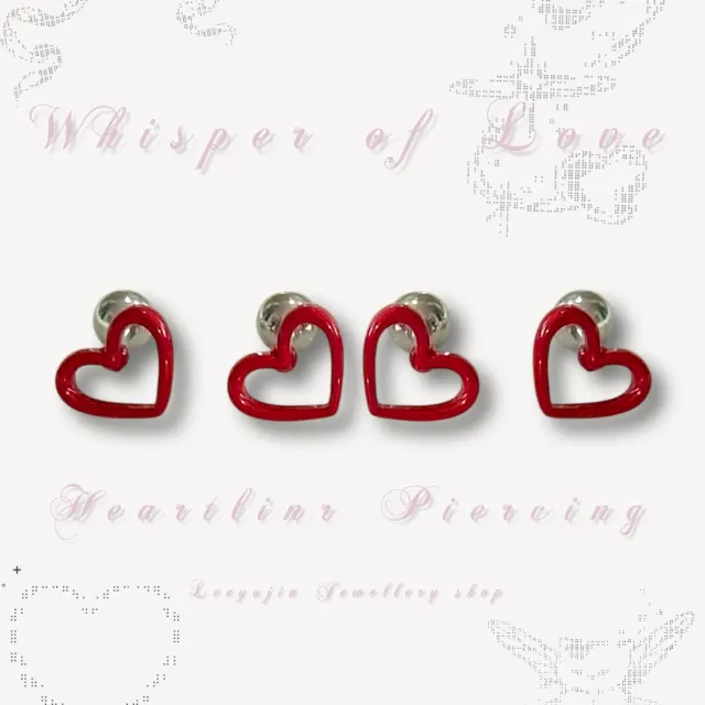 Heartline earring