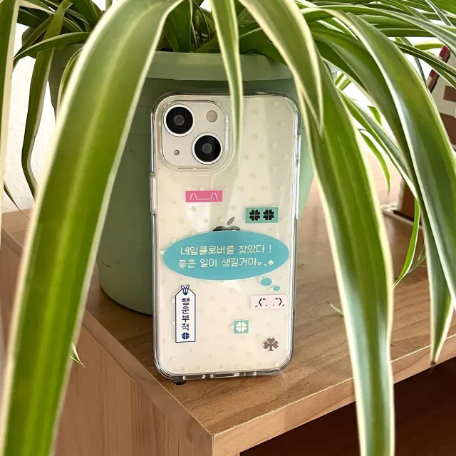 [Jelly Hard Case] 四つ葉のクローバーを見つけた!