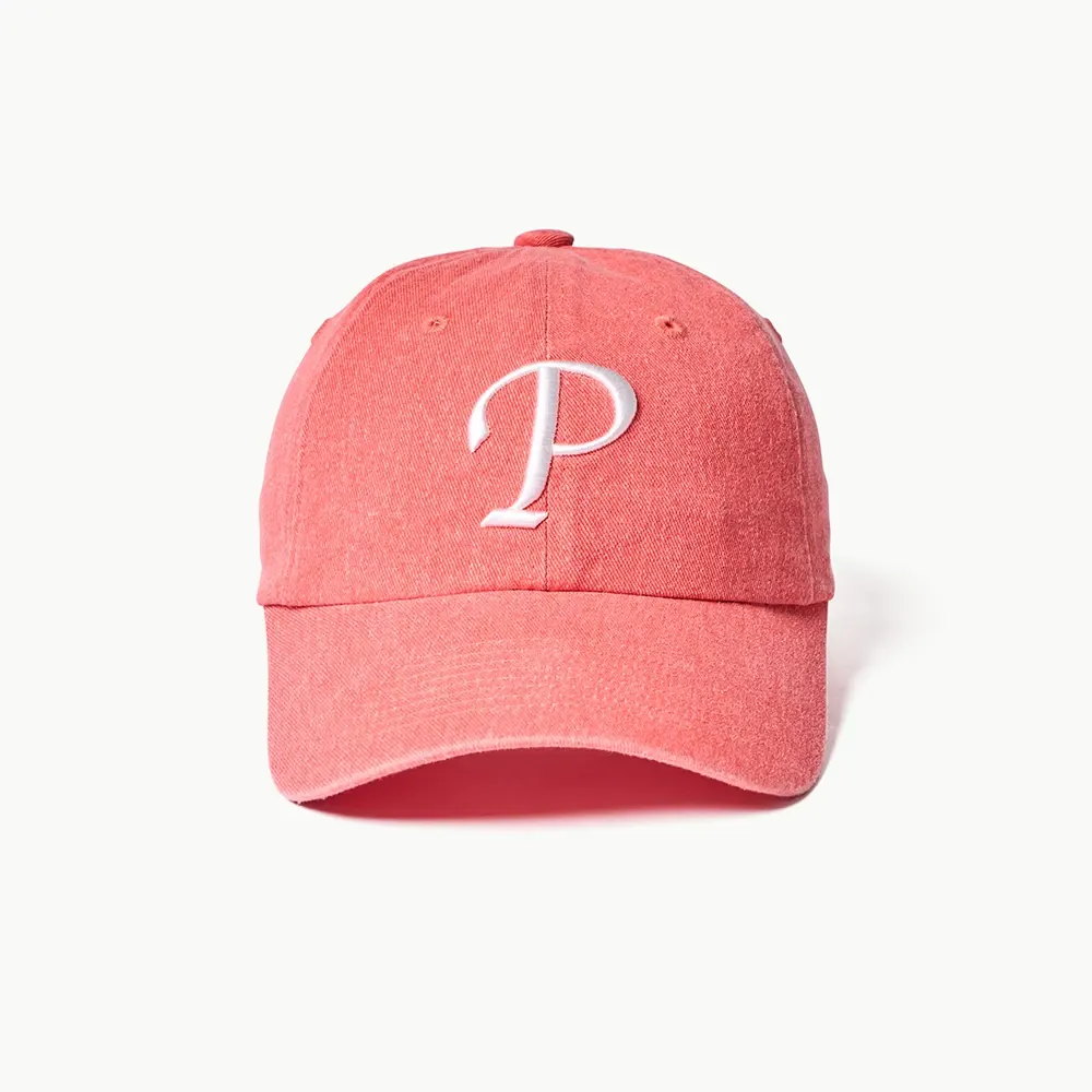 Love Poem Ball Cap - Red Orange