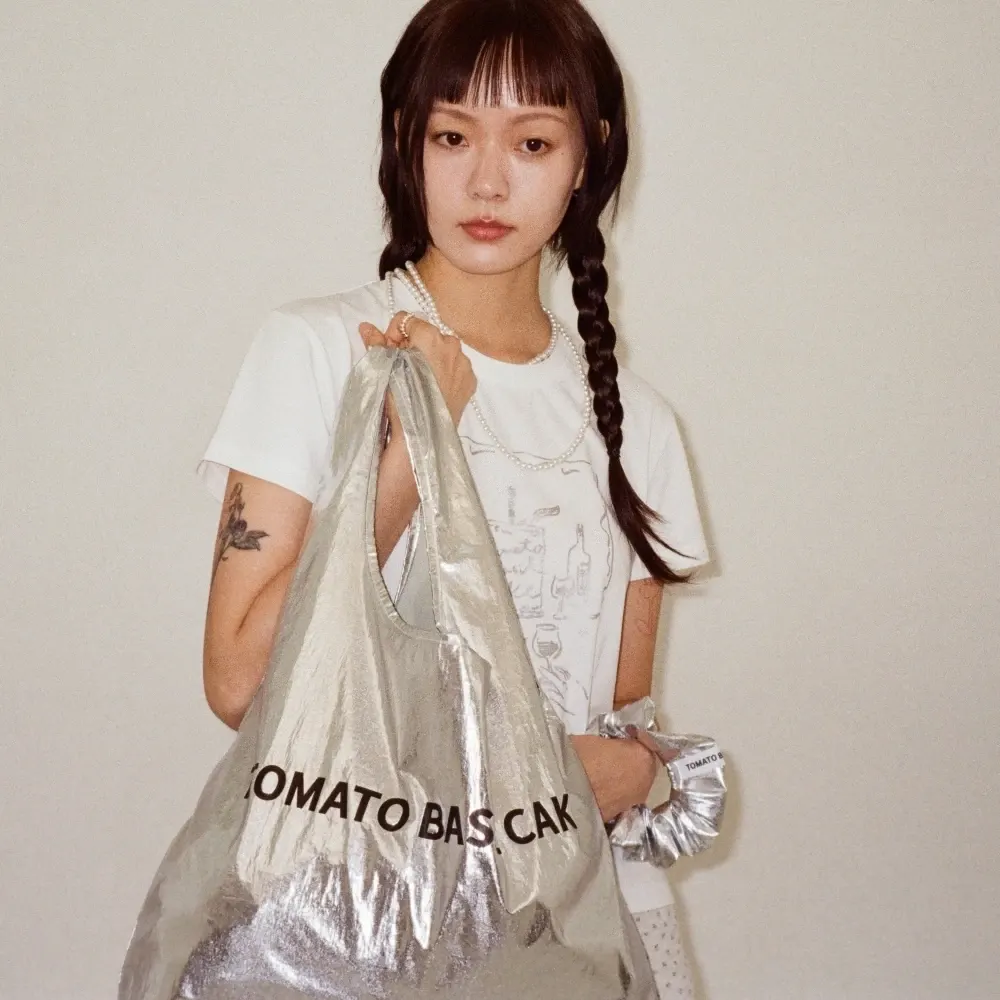 2Way Market Bag_Silver