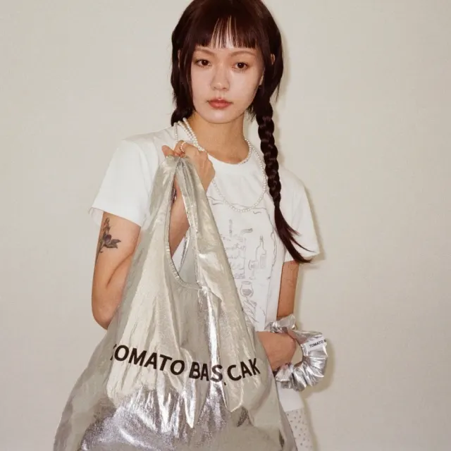 2Way Market Bag_Silver