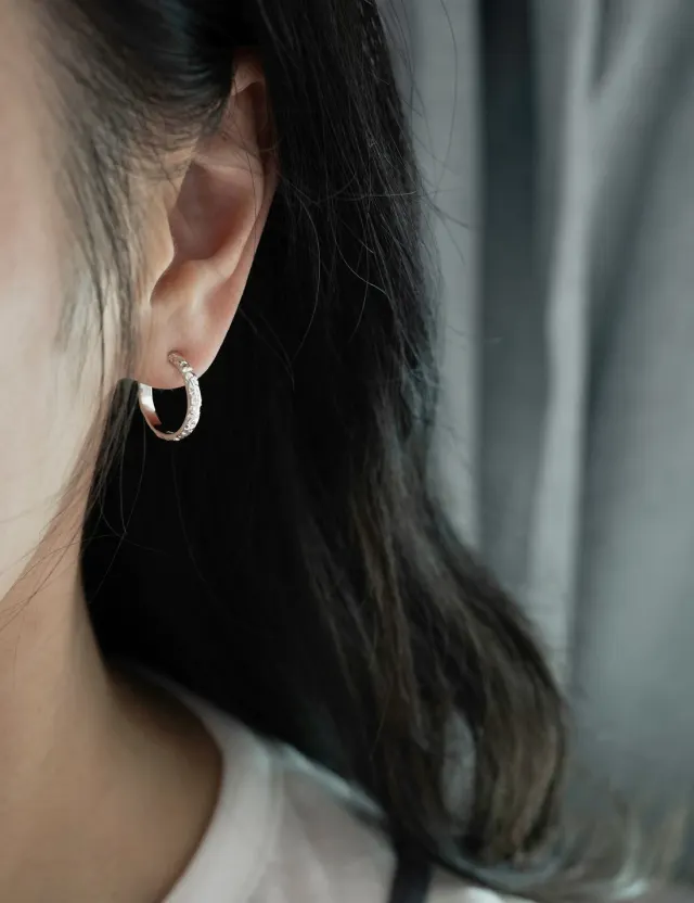 Glitter Line Earring