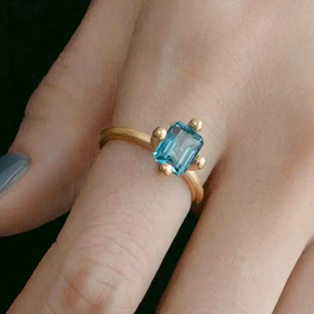 Nebula Ring - Gold vermeil ver.