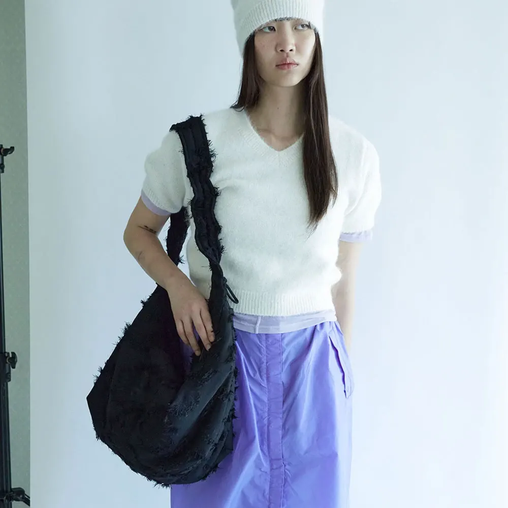 Porcelain bag (Large) - Black