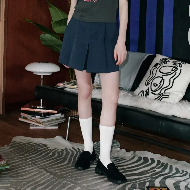 ピグモント スカートパンツ - Navy