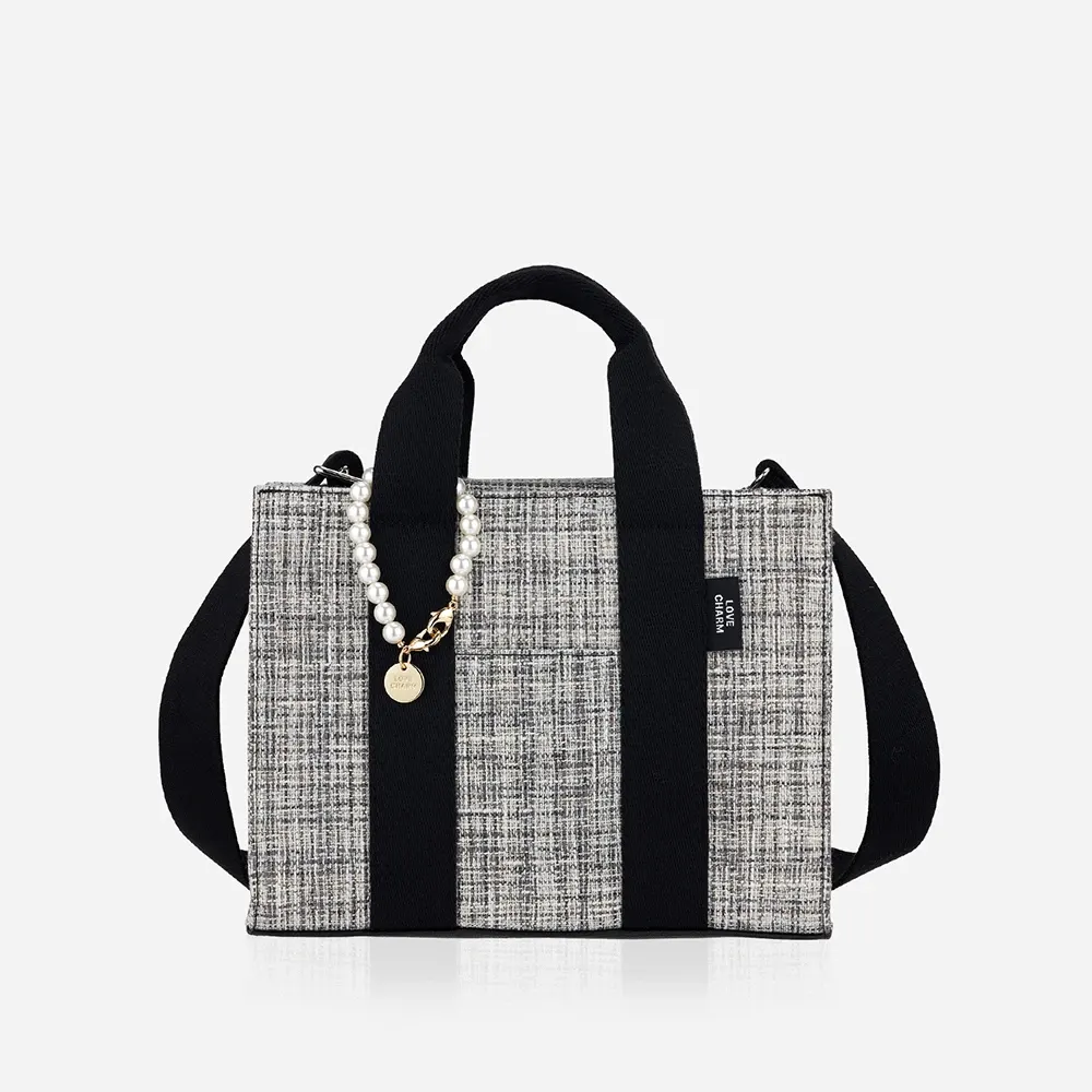 Tweed Canvas Bag_Medium