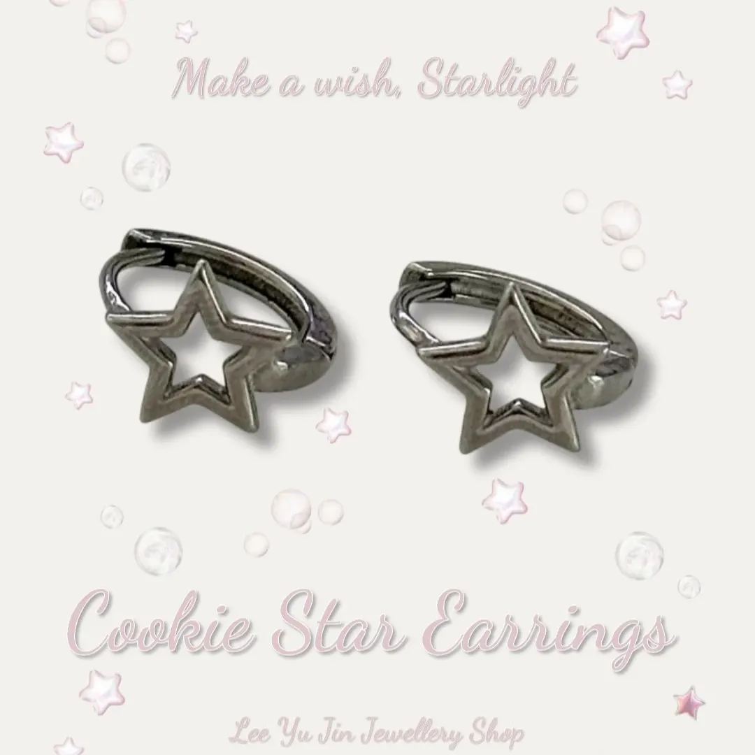 Cookie star earring