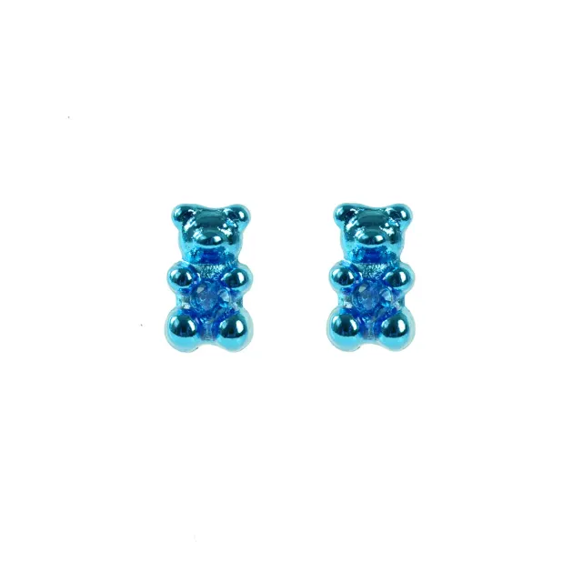 Petit Bear Earrings_Blue