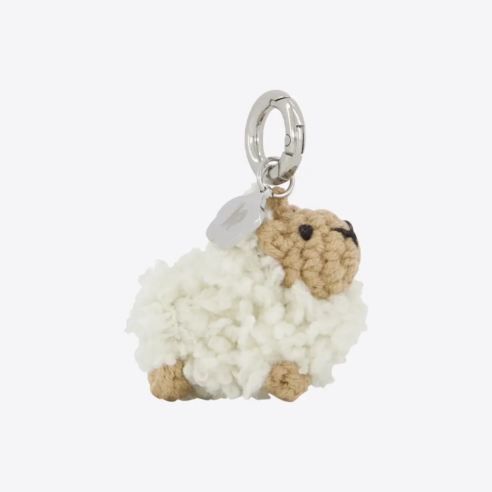 Sheep Knit Keyring (Handmade)