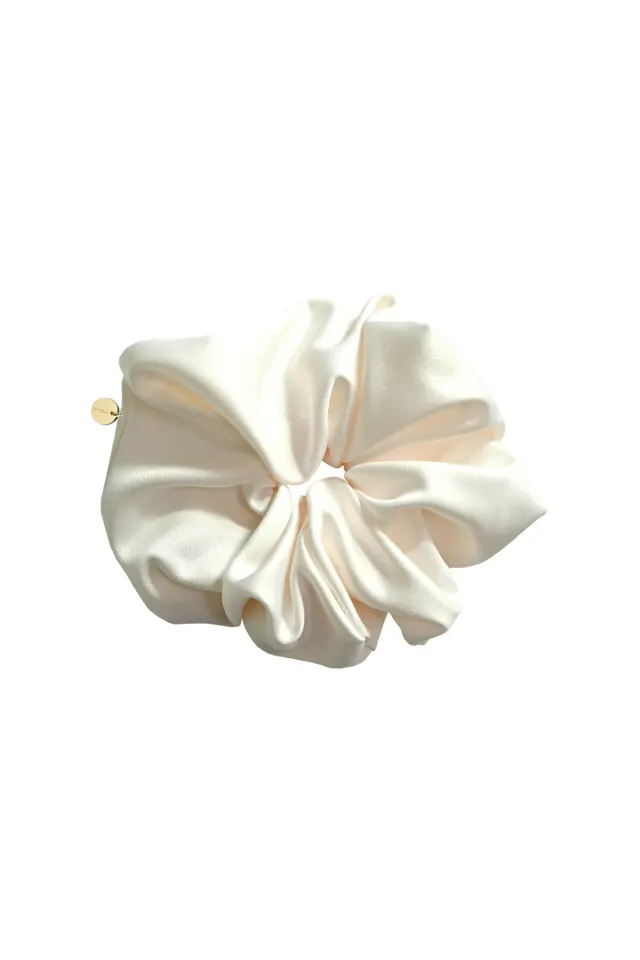 oooho Classic Scrunchie - Ivory