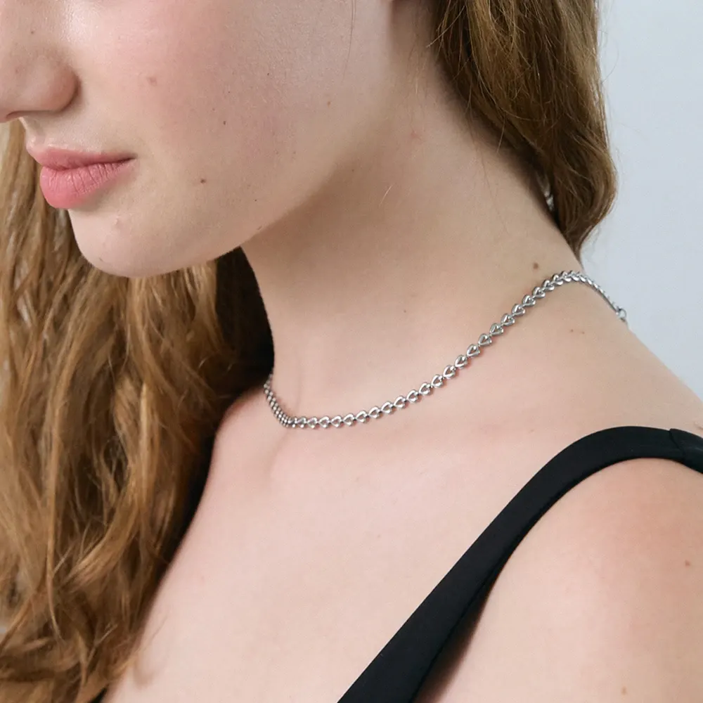 Mini Heart Choker Necklace