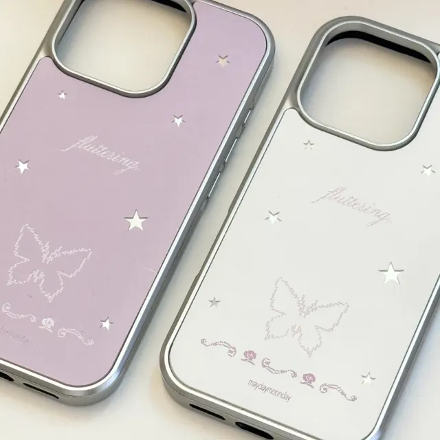 Butterfly Mirror Bumper Case(2 Color)