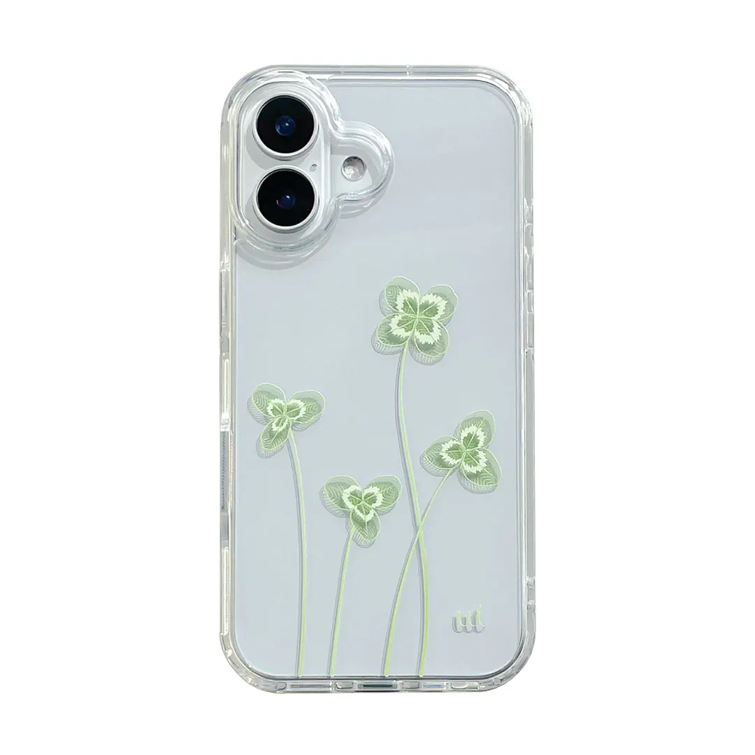 シロツメクサの採集 Phonecase