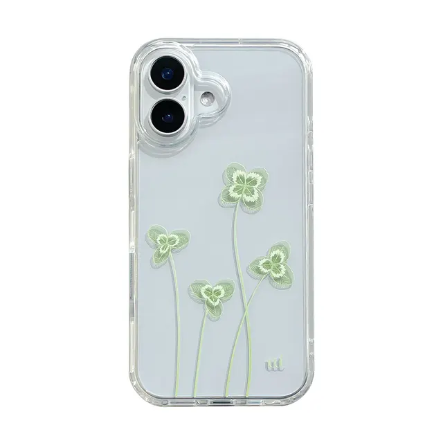 シロツメクサの採集 Phonecase