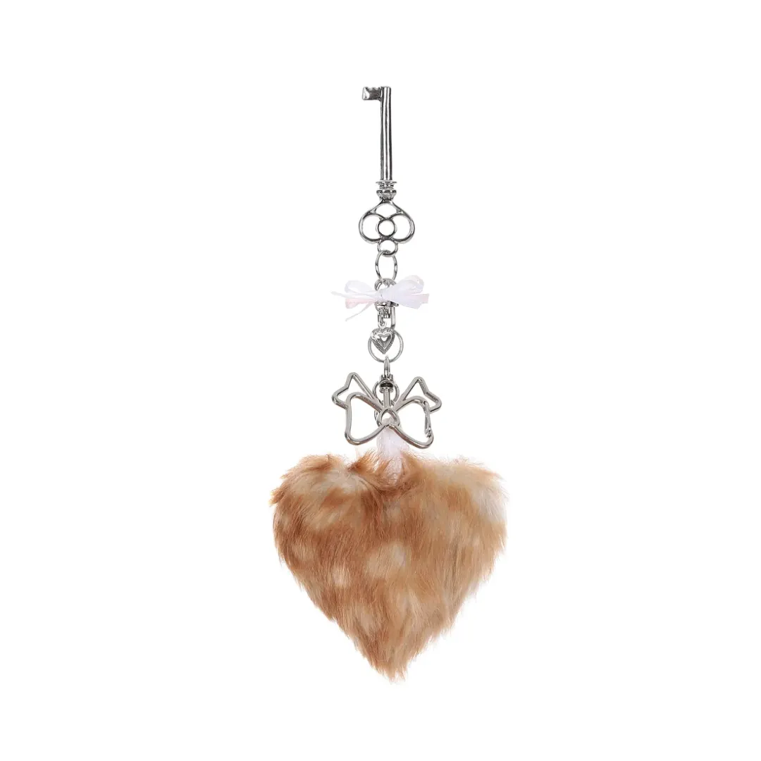 Dreamy bow deer keyring(Cream fawn)