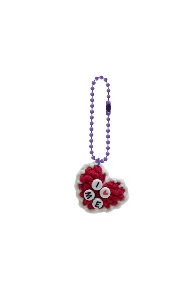 I Love Me Key Ring - Red