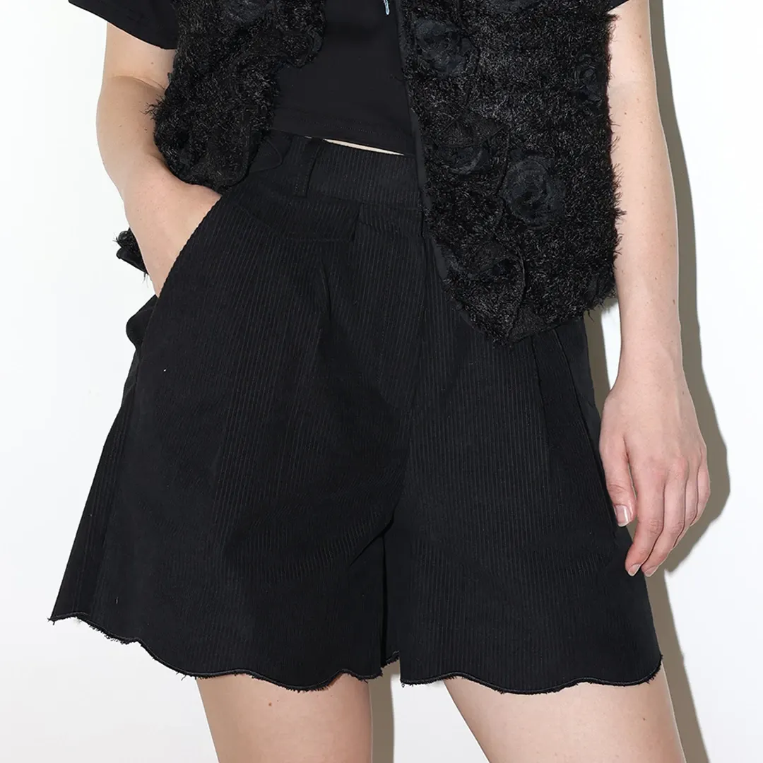 Tulip Corduroy Pants_black