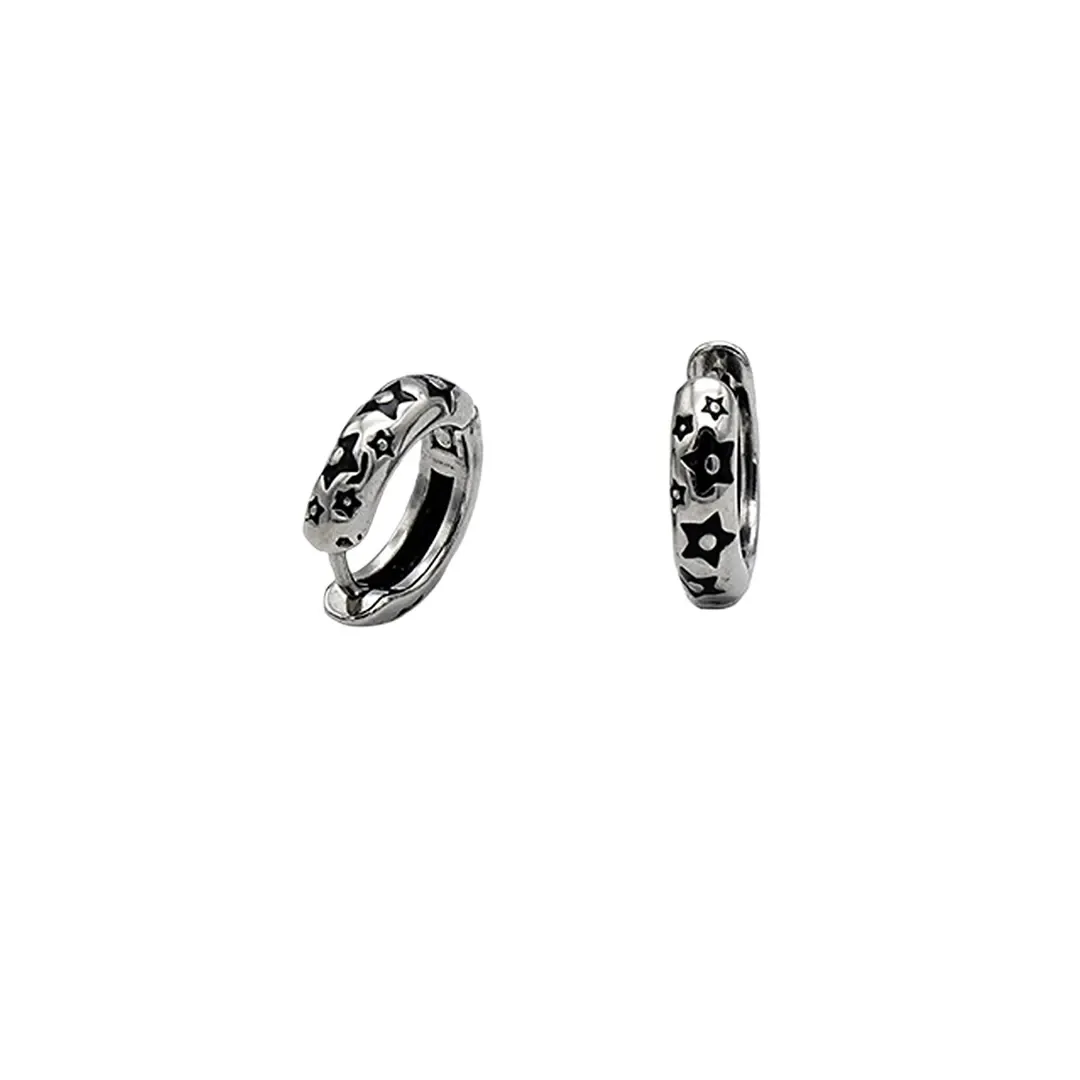 Black star onetouch Earring