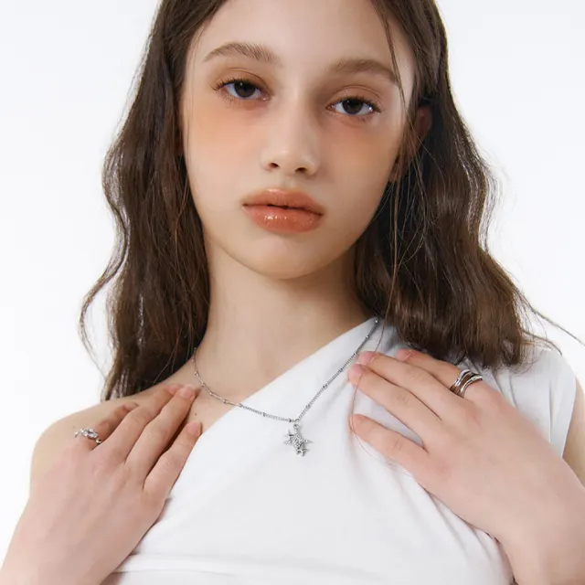 Lucy ball chain Necklace