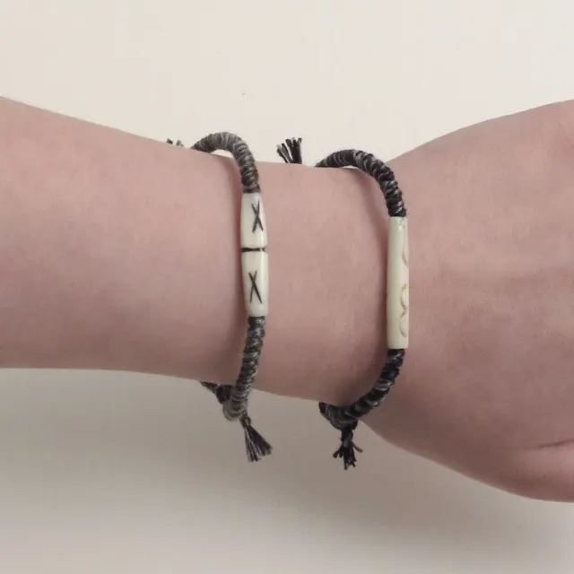 [CCNMADE] BE STRONG / Handmade Thread Wish Bracelet