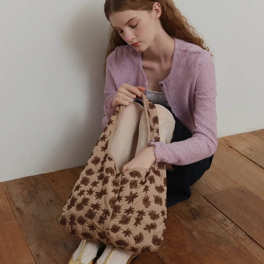 Broderie Padded Day Bag