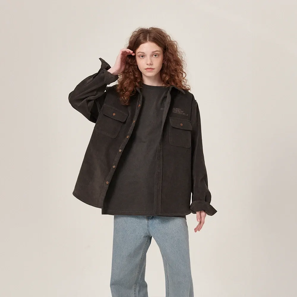 Lofo Boy Corduroy Shirt Charcoal