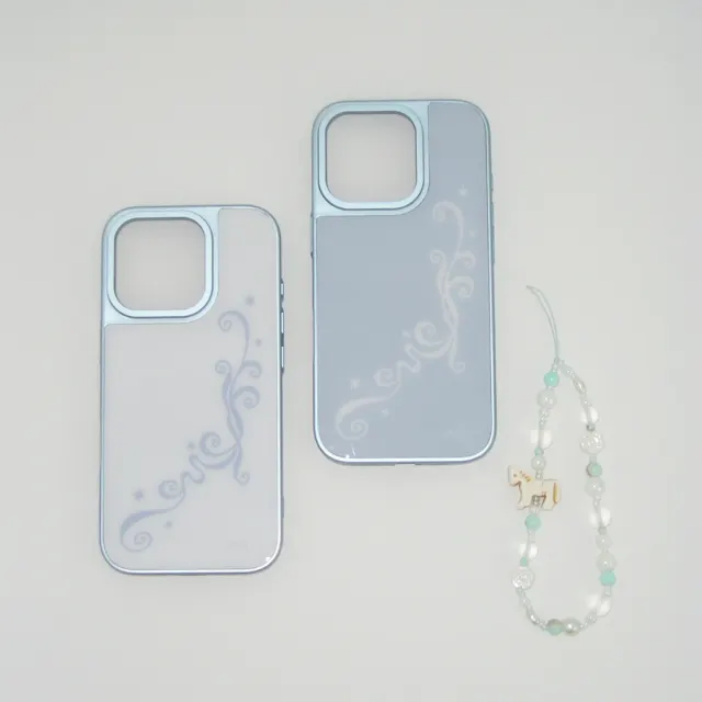 Wavy Color Bumper Case (BLUE)