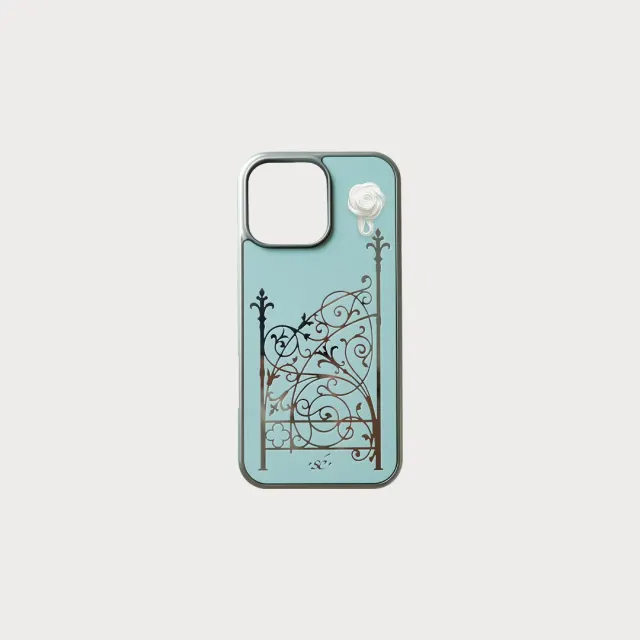 [MagSafe] Antique Gate (mirror silver) + Rose Hook