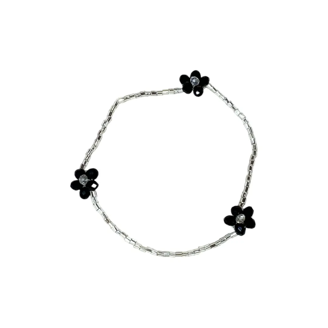 Flower Crystal Beads Bracelet