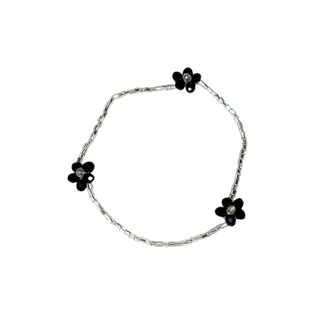 Flower Crystal Beads Bracelet