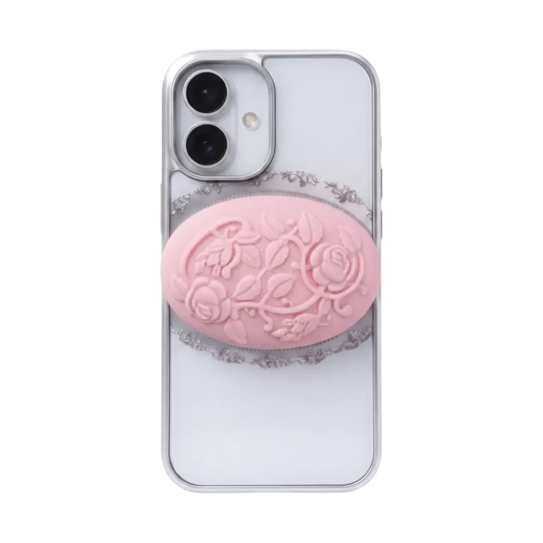 soap popsocket pink rose