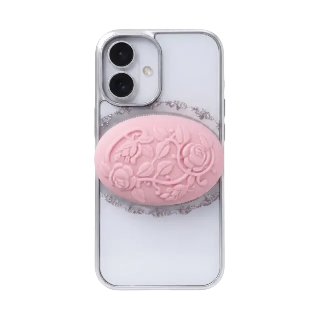 soap popsocket pink rose