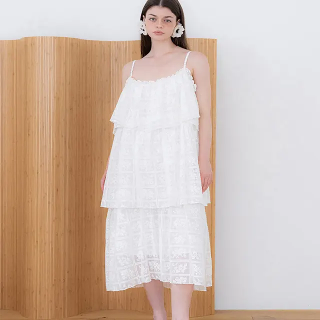 Lily Cancan Dress_white