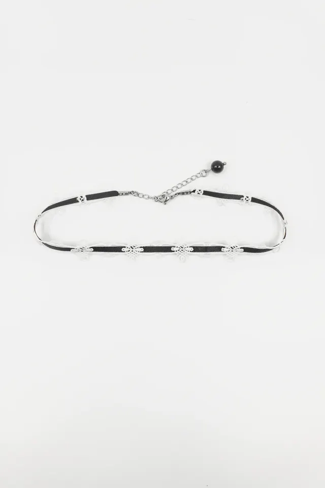 Me愛 - 暮月 choker (WHITE)