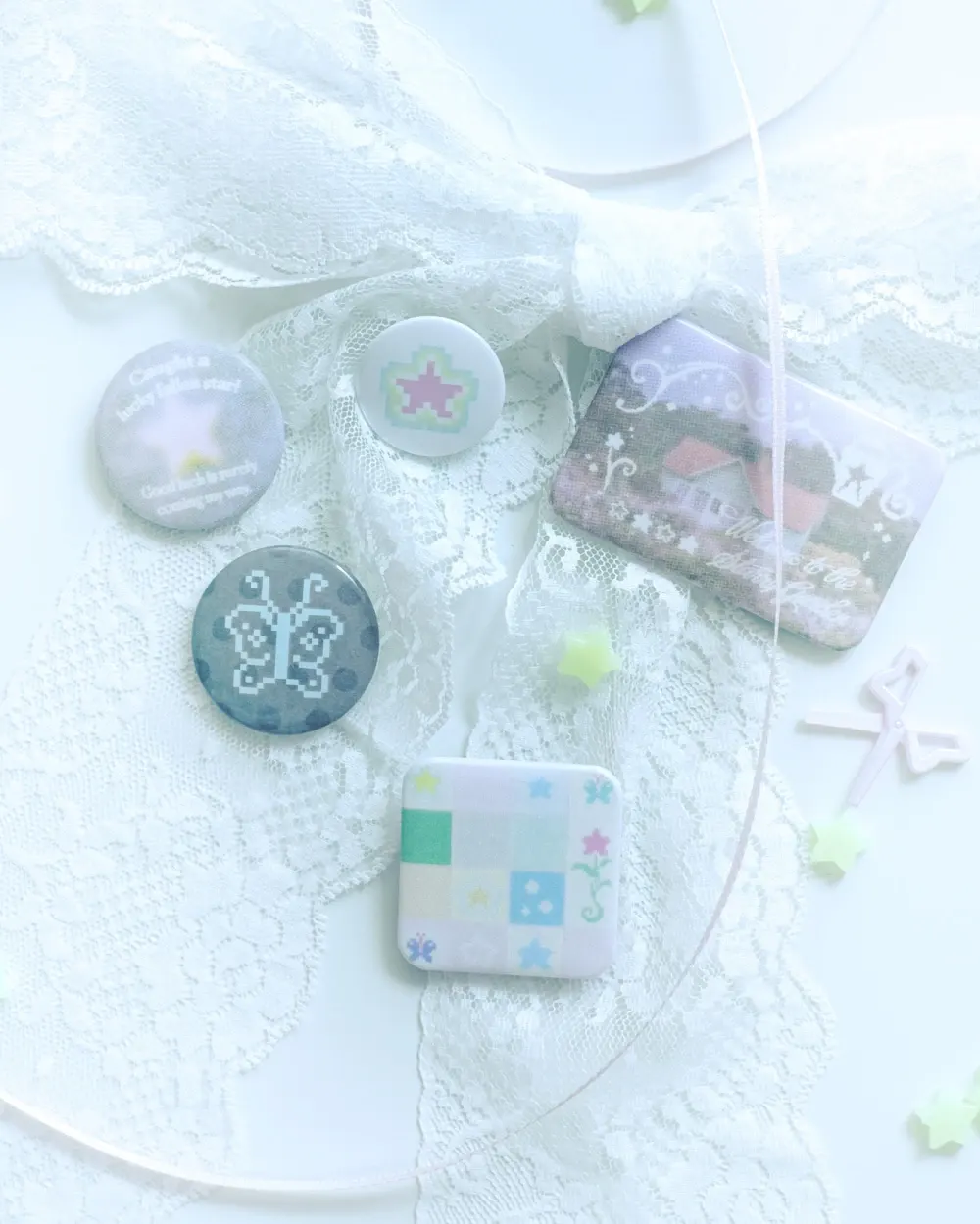 Starry Garden | Pin Button Set