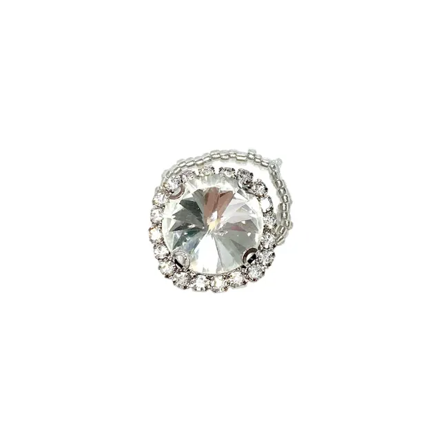 Square Sparkle Beads Ring