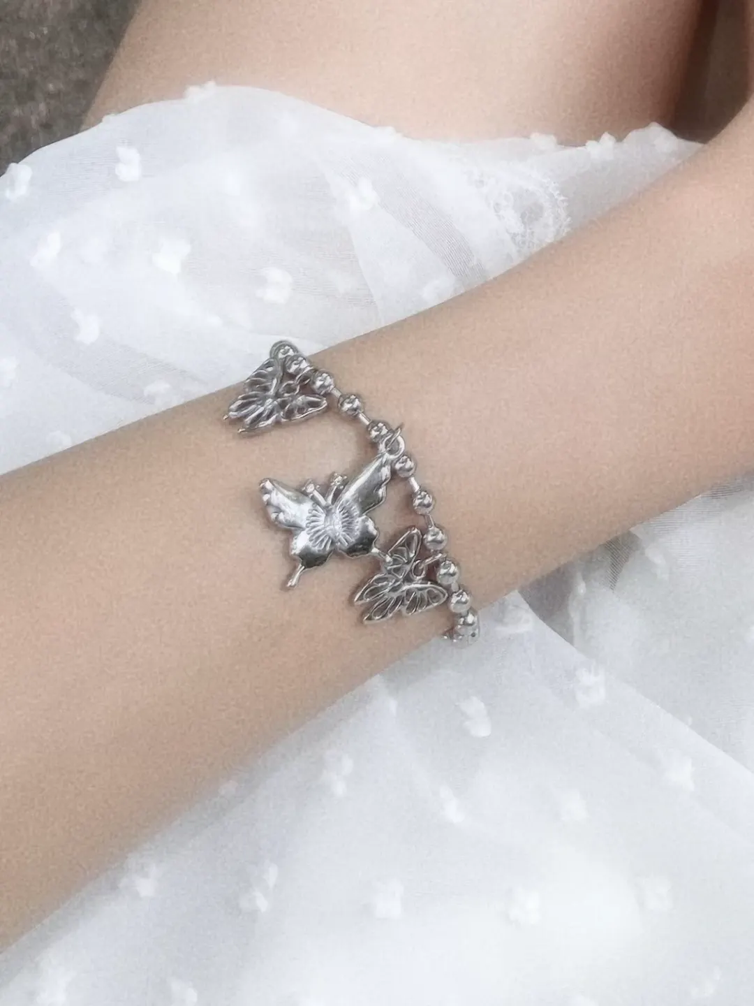 Butterfly blossom bracelet