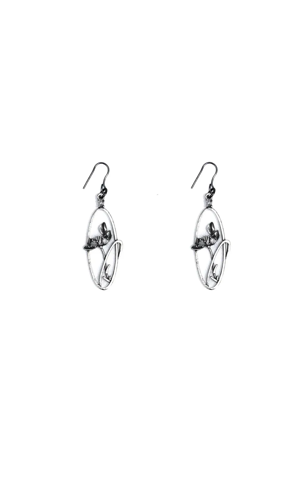 歲寒松柏 アンティークアイリス earring