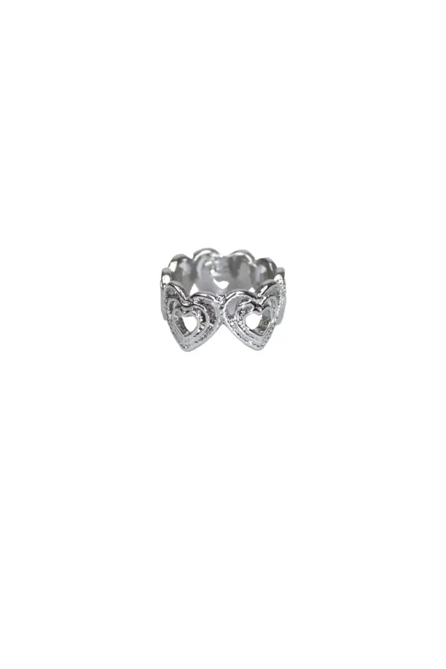歲寒松柏 Heart bold ring