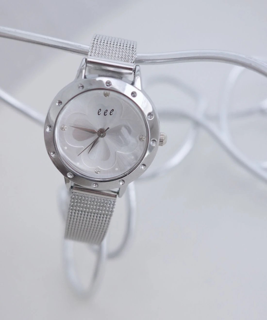 Lucky Clover Watch (Silver Ivory) - 39Fashion