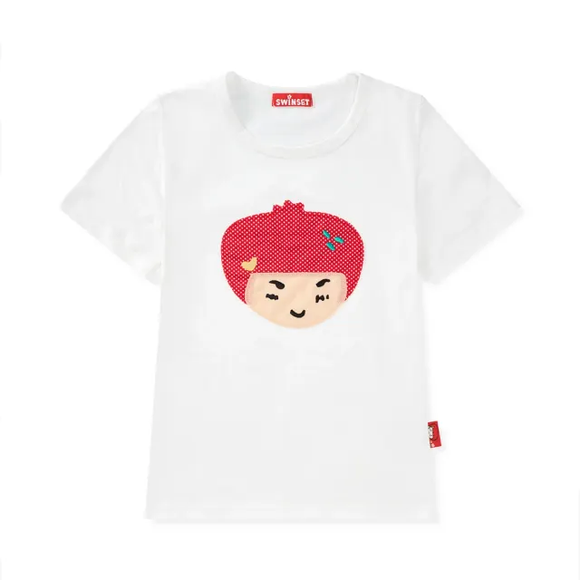 [X DALKI] Face Patchwork T-shirt