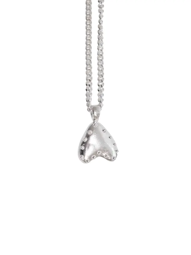 Dotty heart necklace