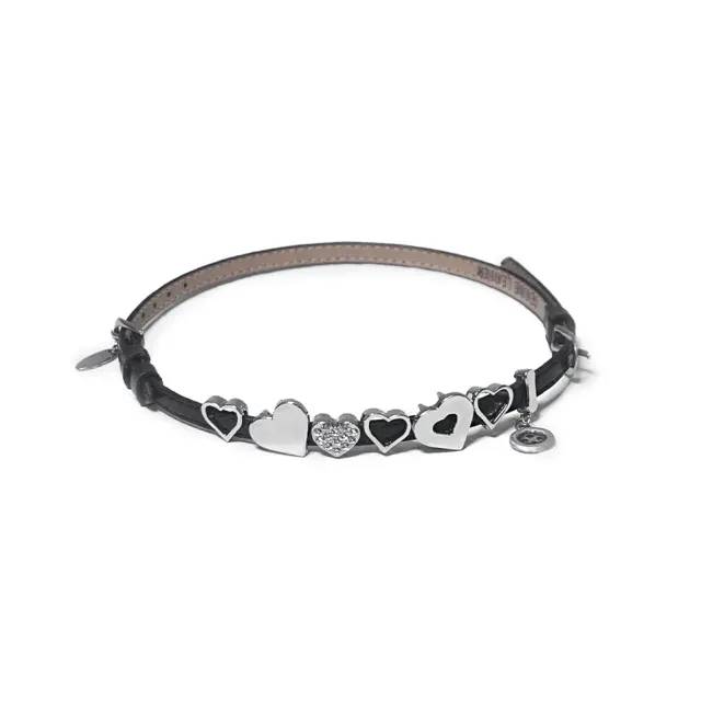 Heart heart Heart! Choker/Bracelet (black)